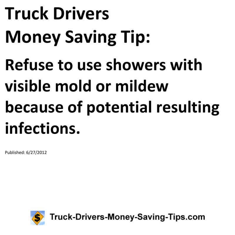 Truck Drivers Money Saving Tip for 06-27-2012