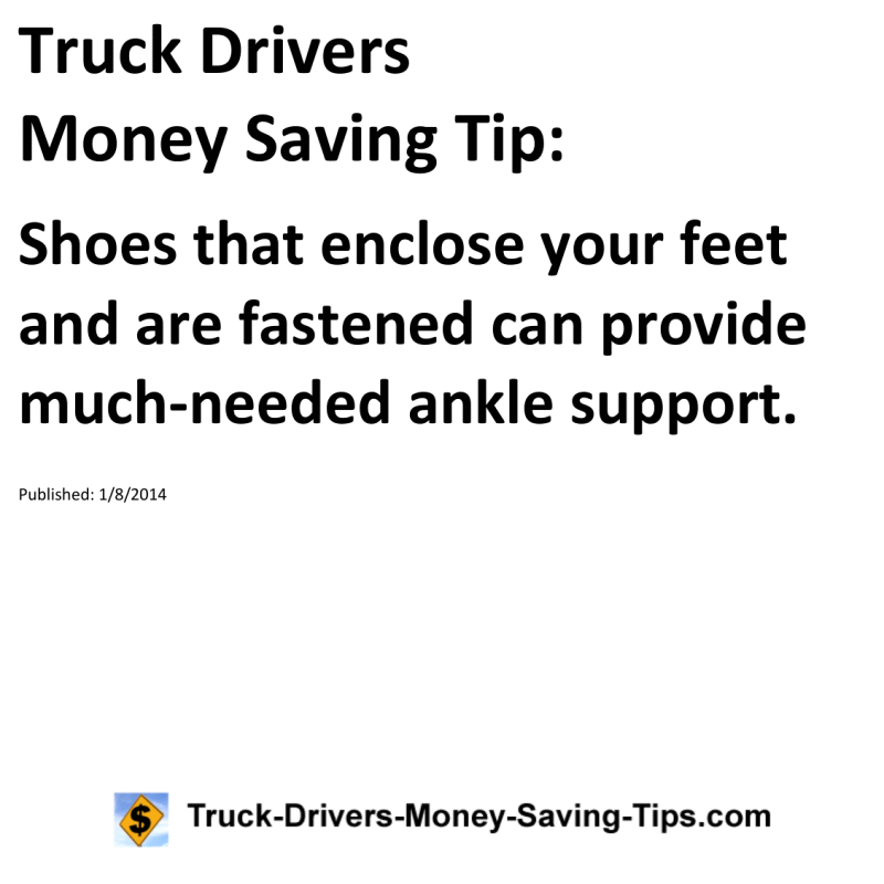 Truck Drivers Money Saving Tip for 01-08-2014