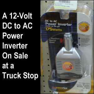 12-volt plugin power inverter