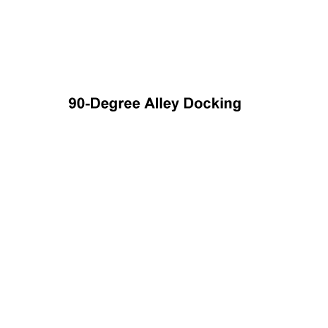 ninety degree alley docking