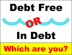 Debt free or in debt: which are you?