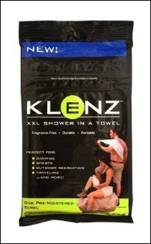 Another package of Klenz Shower in a Towel.