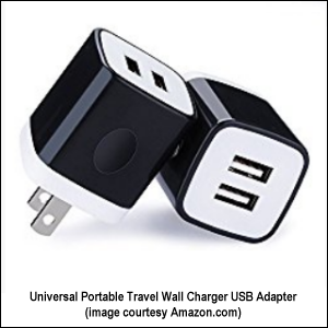 USB Adapter or Universal Portable Travel Wall Charger
