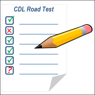 CDL Road Test checklist.