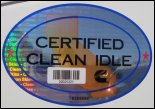 Certified Clean Idle decal