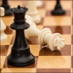 A company takeover may be compared to a chess game where there is a checkmate move.