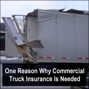 One reason why commercial truck insurance is needed.