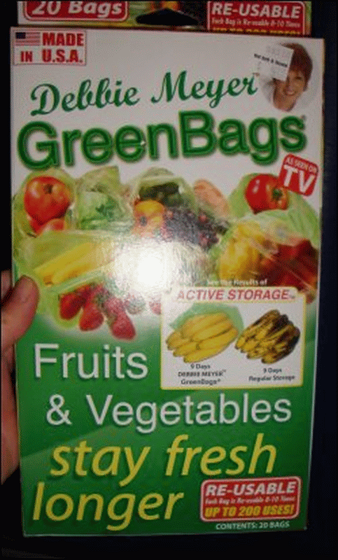 Debbie Meyer GreenBoxes & GreenBags Combo Set, Food Storage Containers with  Lids & Bags, Keep Fruits