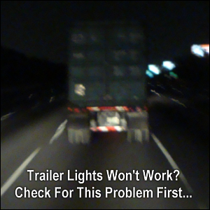 Trailer lights won't work? Check for this one problem first...