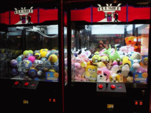 Another claw crane game at a truck stop.