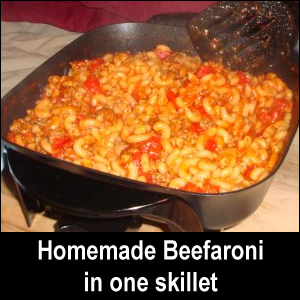 Homemade Beefaroni in One Skillet