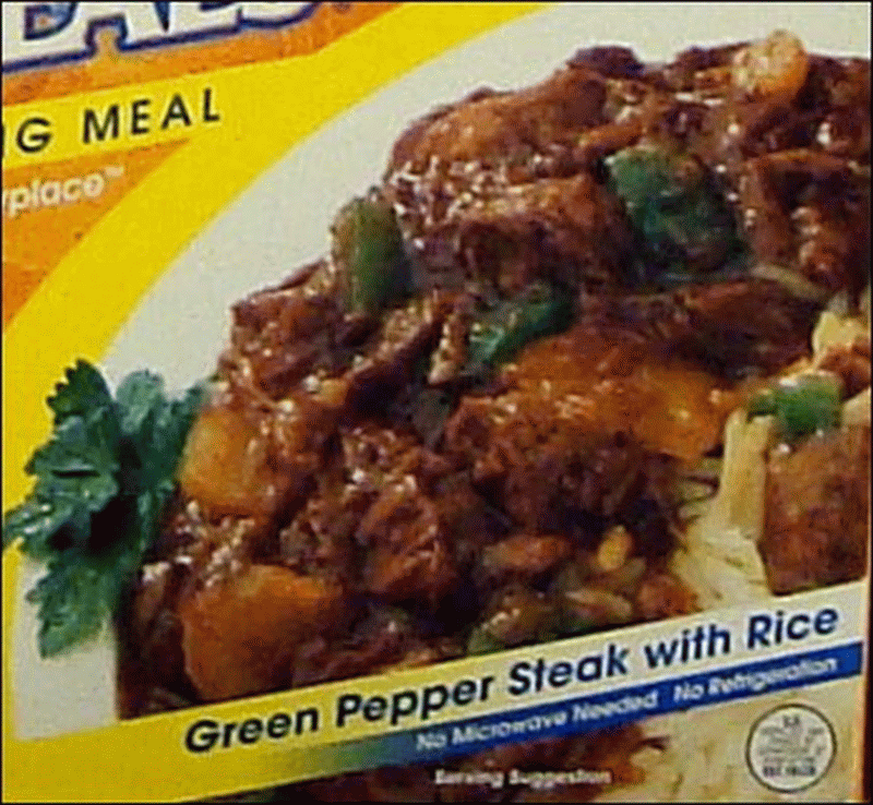 HeaterMeals: Green Pepper Steak with Rice