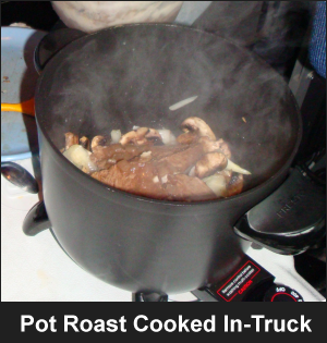 Pot Roast Cooked In-Truck