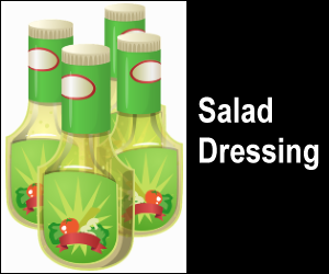Salad dressings.