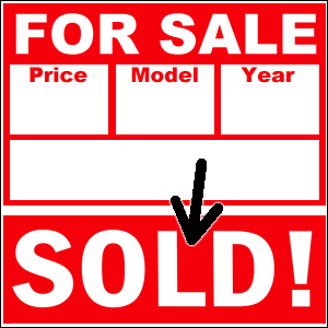 For Sale and SOLD signs.
