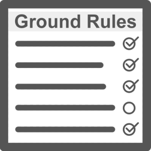 Ground Rules or Assumptions