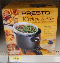 Presto Kitchen Kettle on display at Wal-Mart in September 2009.