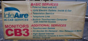 Features of IdleAir, back when the service was still IdleAire.