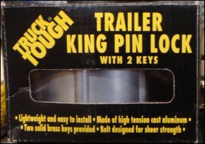 The Truck Tough brand of king pin lock