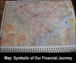 Map: Symbolic of Our Personal Financial Journey.