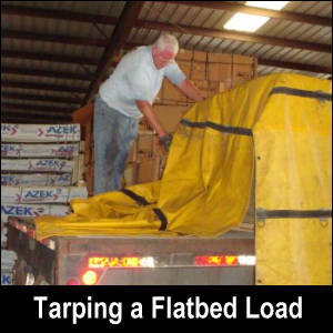 Tarping a Flatbed Load