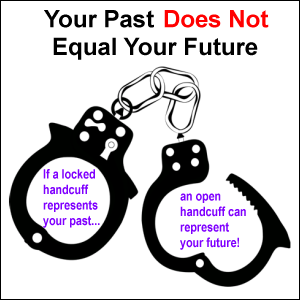 Your past does not equal your future.