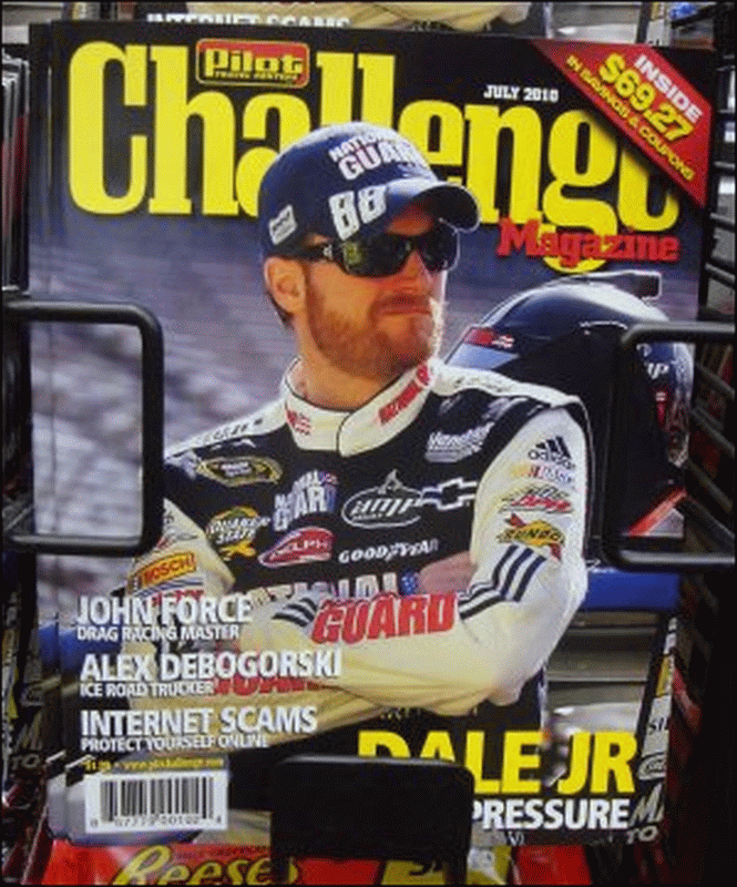One rack full of Pilot Challenge Magazine, July 2010.