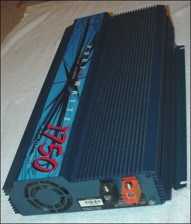 right view of 1750 watt battery-connected inverter