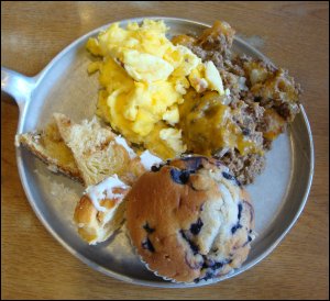 A close-up of the Mike's second round at the Petro Iron Skillet restaurant at Girard, OH.