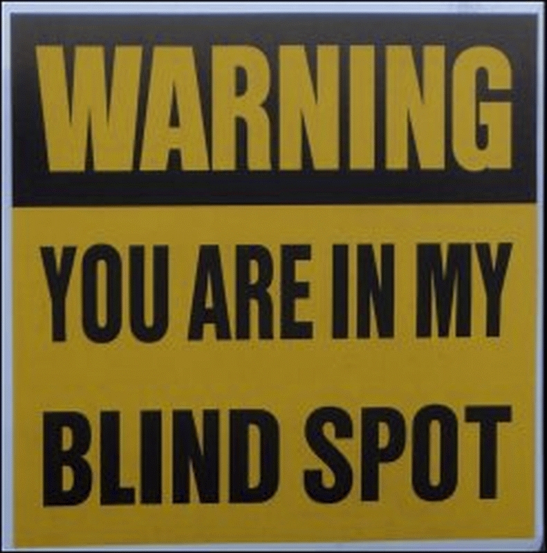 Warning - You Are In My Blind Spot