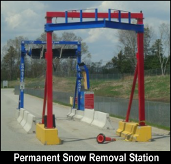 Permanent Snow Removal Stations