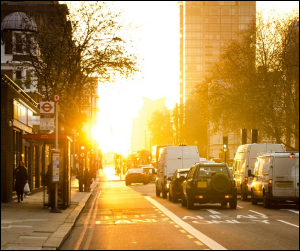 Glare from sunlight at sunrise or sunset can really affect one's ability to see, necessitating a pair of polarized sunglasses.