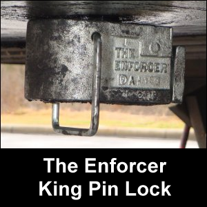 King Pin Lock for Trailers Aluminum