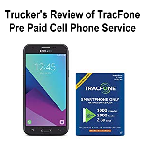 Trucker's review of Tracfone prepaid cell phone service