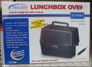 Tracker Lunchbox Oven front panel