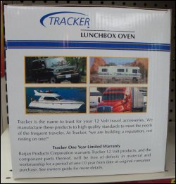 Tracker Lunchbox Oven one side panel