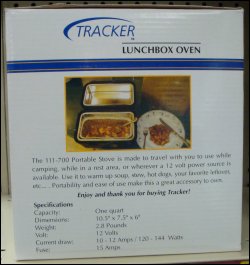 Tracker Lunchbox Oven other side panel