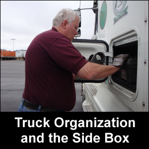 Truck organization and the side box.