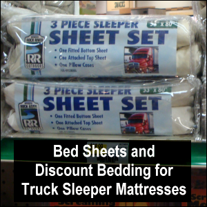 Truck Sleeper Berth Sheet Set for Truck Sleeper Mattresses