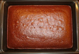 Photo of Brownie Mix after having been baked.