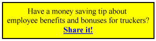 Have a money saving tip about employee benefits and bonuses? Share it!