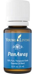 Mike Simons's favorite essential oil blend to apply topically after exercise, Young Living's PanAway.