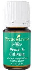 Mike Simons's favorite essential oil blend to help him relax in preparation for sleep: Peace & Calming .