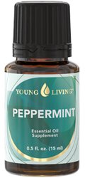 Mike Simons's favorite essential oil for alertness as a trucker: Young Living's Peppermint.