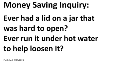 Truck Drivers Money Saving Inquiry for 05-18-2023