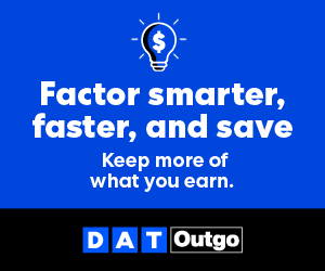 Factor smarter, faster, and save. Keep more of what you earn. DAT Outgo.