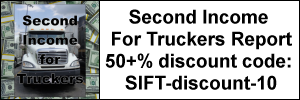 Second Income For Truckers Report: 50+% Discount Code.